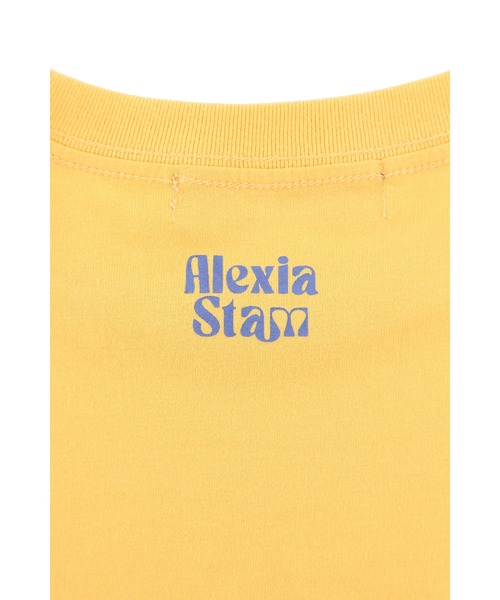 ALEXIA STAM（アリシアスタン）の「Sol Mate Tee /ソルメイトTee（Tシャツ/カットソー・レディース・ホワイト/イエロー/ブルー・FREE）」の5枚目の写真