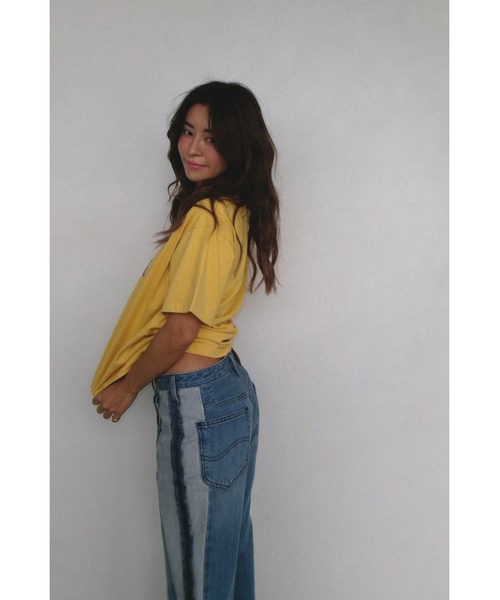 ALEXIA STAM（アリシアスタン）の「Sol Mate Tee /ソルメイトTee（Tシャツ/カットソー・レディース・ホワイト/イエロー/ブルー・FREE）」の21枚目の写真