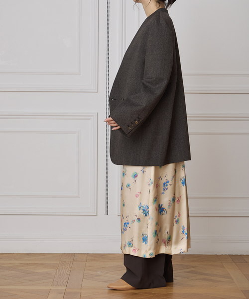 IENA LA BOUCLE（イエナラブークル）の「IENA LA BOUCLE ボタニカルプリントキャミソールドレス（ワンピース・レディース・ベージュ系その他・FREE）」の13枚目の写真