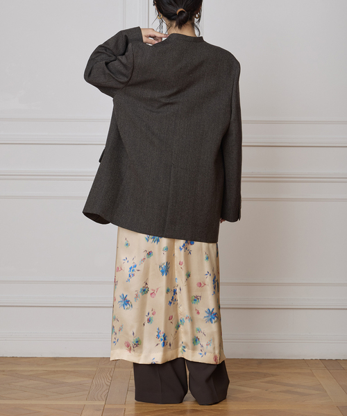 IENA LA BOUCLE（イエナラブークル）の「IENA LA BOUCLE ボタニカルプリントキャミソールドレス（ワンピース・レディース・ベージュ系その他・FREE）」の14枚目の写真