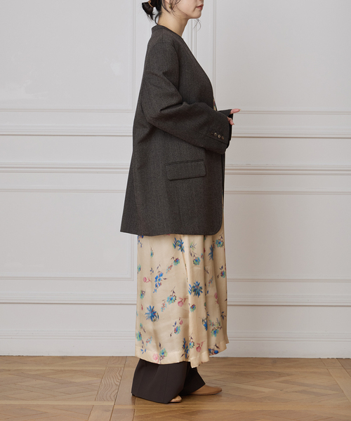 IENA LA BOUCLE（イエナラブークル）の「IENA LA BOUCLE ボタニカルプリントキャミソールドレス（ワンピース・レディース・ベージュ系その他・FREE）」の15枚目の写真