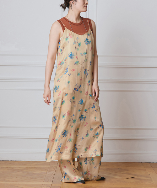 IENA LA BOUCLE（イエナラブークル）の「IENA LA BOUCLE ボタニカルプリントキャミソールドレス（ワンピース・レディース・ベージュ系その他・FREE）」の18枚目の写真