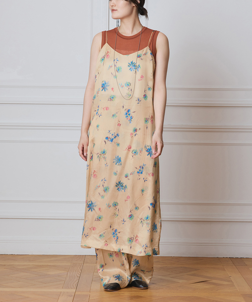 IENA LA BOUCLE（イエナラブークル）の「IENA LA BOUCLE ボタニカルプリントキャミソールドレス（ワンピース・レディース・ベージュ系その他・FREE）」の21枚目の写真