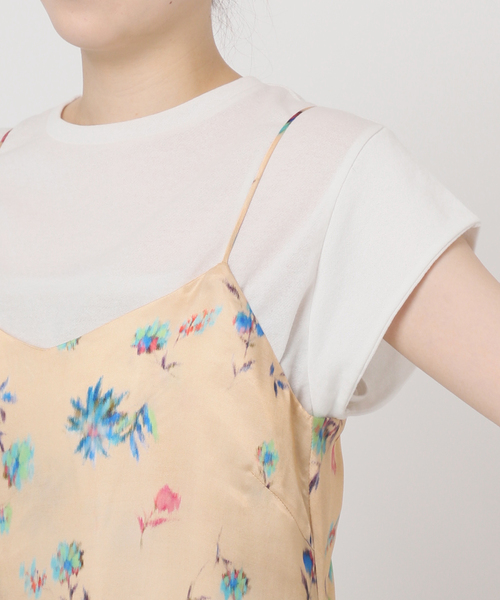 IENA LA BOUCLE（イエナラブークル）の「IENA LA BOUCLE ボタニカルプリントキャミソールドレス（ワンピース・レディース・ベージュ系その他・FREE）」の7枚目の写真