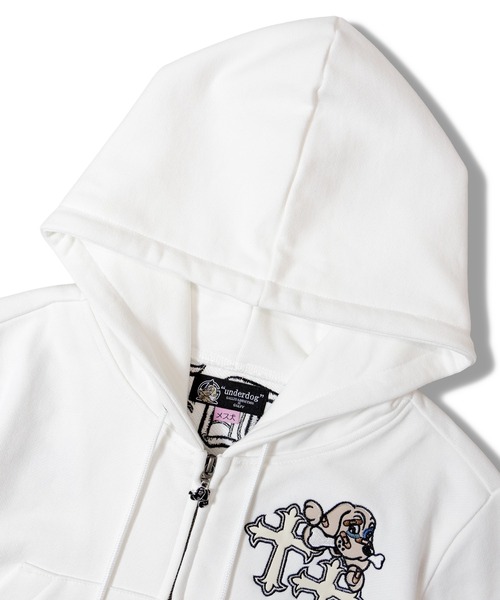 GALFY(ガルフィー)の「【別注】GA×GALFY-クロスガリノハーツ半袖パーカー(パーカー・メンズ・ターコイズブルー/ブラック/ホワイト/ピンク・S/L/XL)」の5枚目の写真