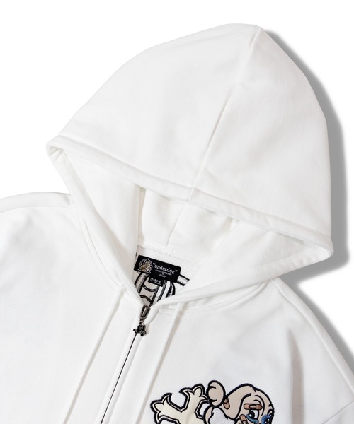 GALFY(ガルフィー)の「【別注】GA×GALFY-クロスガリノハーツ半袖パーカー(パーカー・メンズ・ターコイズブルー/ブラック/ホワイト/ピンク・S/L/XL)」の11枚目の写真