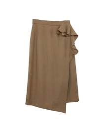 Marilyn Moon（マリリンムーン）の「warm pinstripe wrap skirt（スカート）」