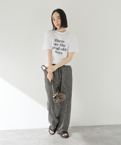 journal standard L'essage（ジャーナルスタンダードレサージュ）の「《追加2》【THESE ARE~】Tシャツ（Tシャツ/カットソー・レディース・ブラウン系その他/パープル/ホワイト/ブラック系その他・FREE）」の20枚目の写真
