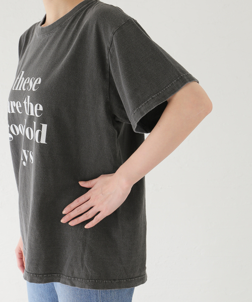 journal standard L'essage（ジャーナルスタンダードレサージュ）の「《追加2》【THESE ARE~】Tシャツ（Tシャツ/カットソー・レディース・ブラウン系その他/パープル/ホワイト/ブラック系その他・FREE）」の16枚目の写真