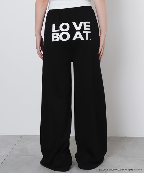 WEGO(ウィゴー)の「∴WEGO/【25年春夏新作】LOVE BOATコラボパンツ(スウェットパンツ・レディース・ブラック・FREE)」の8枚目の写真