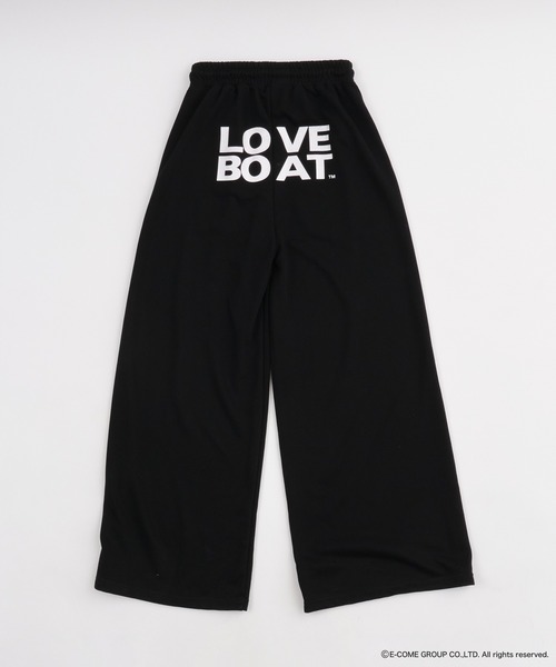 WEGO(ウィゴー)の「∴WEGO/【25年春夏新作】LOVE BOATコラボパンツ(スウェットパンツ・レディース・ブラック・FREE)」の10枚目の写真