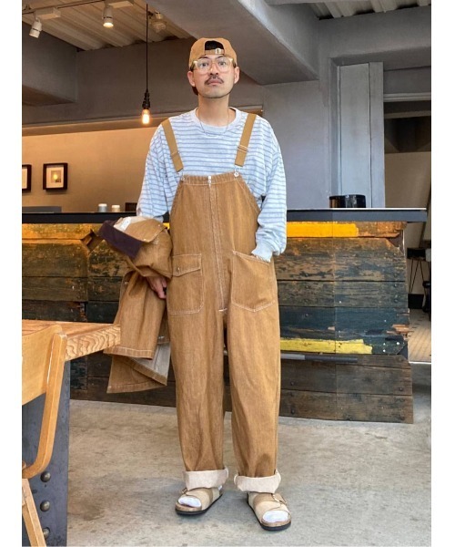 セール】[niko and JEANS 2025AW]WIDE DENIM OVERALLS（サロペット