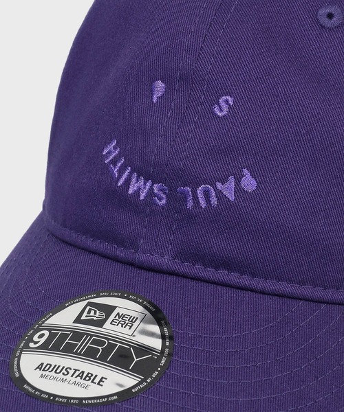 PS Paul Smith（ピーエスポールスミス）の「PS Paul Smith Happy + New Era(R) 9THIRTY(TM)キャップ【250307 930TON】（キャップ・メンズ・ブルー/ダークグリーン/ダークパープル/ブラック/ベージュ・FREE）」の8枚目の写真