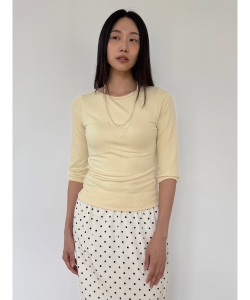 Didot.showroom(ディドット ショールーム)の「【DIDOT.】ドットロングSK(スカート・レディース・アイボリー/ブラック/ネイビー・FREE)」の14枚目の写真