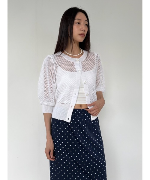 Didot.showroom(ディドット ショールーム)の「【DIDOT.】ドットロングSK(スカート・レディース・アイボリー/ブラック/ネイビー・FREE)」の5枚目の写真