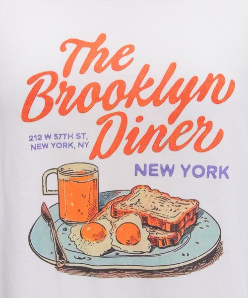 clear（クリア）の「グラフィックプリントTシャツ[カジュアル 夏 キャッチー]（Tシャツ/カットソー・レディース・オフホワイト/イエロー/ブラウン・F）」の10枚目の写真