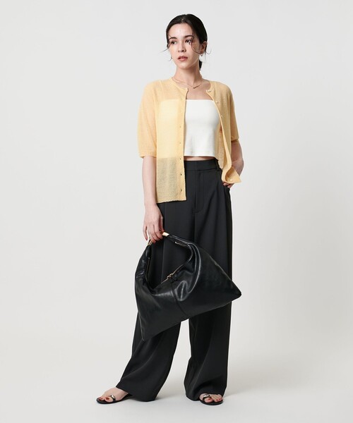 LE VERNIS（ル・ベルニ）の「＜LE VERNIS＞Sculpture triangle M/ショルダーバッグ（ショルダーバッグ・レディース・ブラック/グレー系・FREE）」の19枚目の写真