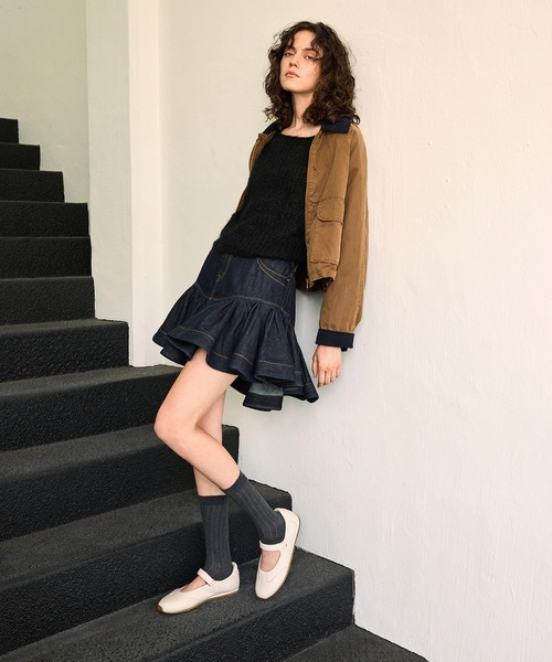 CHARLES & KEITH(チャールズ & キース)の「Jace ジェイス メリージェーン(スニーカー・レディース・オフホワイト/ブラウン・23cm/23.5cm/24.5cm/25cm)」の5枚目の写真