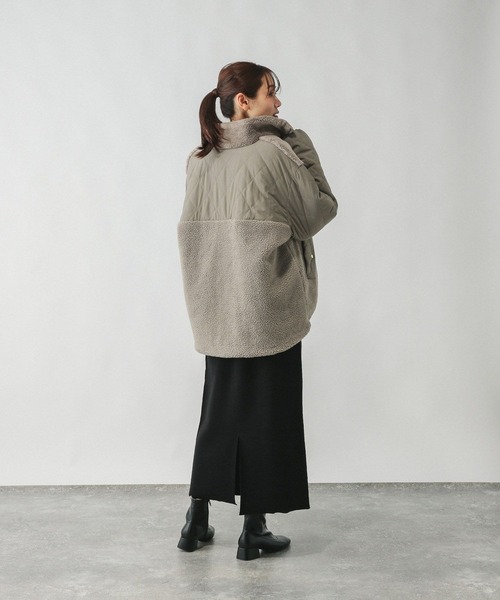 新品未使用　グローバルワーク　リバーシブルキルトブルゾン モカМ最終値下げ セール】リバーシブルキルトブルゾン/497162（ブルゾン）｜GLOBAL WORK