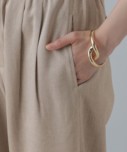 GLOBAL WORK（グローバルワーク）の「MATINEE LINE/リネンライクコクーンイージーパンツ/575119（その他パンツ・レディース・ナチュラル/ブラック/ダークブラウン・LARGE/MEDIUM）」の16枚目の写真