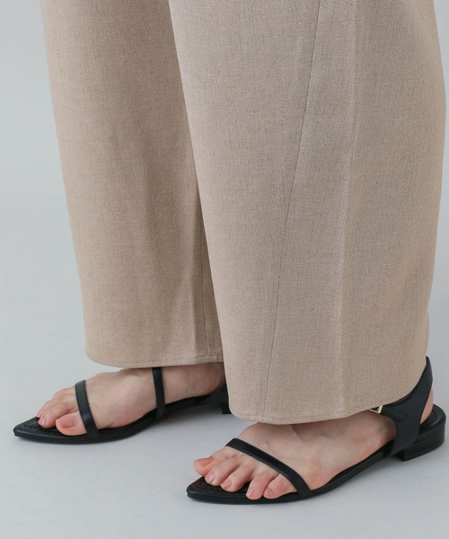 GLOBAL WORK（グローバルワーク）の「MATINEE LINE/リネンライクコクーンイージーパンツ/575119（その他パンツ・レディース・ナチュラル/ブラック/ダークブラウン・LARGE/MEDIUM）」の17枚目の写真