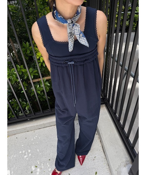 ELCHELE（エルチェレ）の「FRENCH TERRY BUSTIER TANK（タンクトップ・レディース・ネイビー/ヘザーグレー・FREE）」の8枚目の写真