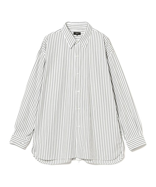 BEAMS（ビームス）の「ワイドフィット バックジップ シャツ（シャツ/ブラウス・メンズ・ホワイト/ブラウン・S/M/L/XL）」の9枚目の写真
