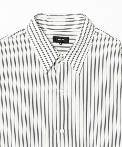 BEAMS（ビームス）の「ワイドフィット バックジップ シャツ（シャツ/ブラウス・メンズ・ホワイト/ブラウン・S/M/L/XL）」の10枚目の写真