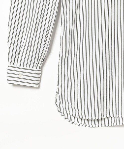 BEAMS（ビームス）の「ワイドフィット バックジップ シャツ（シャツ/ブラウス・メンズ・ホワイト/ブラウン・S/M/L/XL）」の11枚目の写真