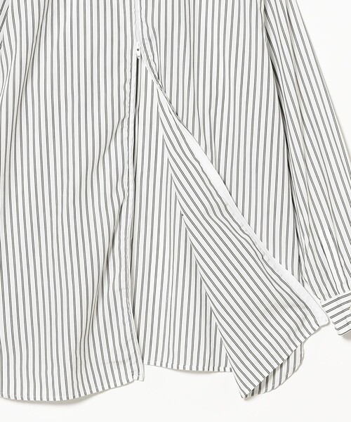 BEAMS（ビームス）の「ワイドフィット バックジップ シャツ（シャツ/ブラウス・メンズ・ホワイト/ブラウン・S/M/L/XL）」の12枚目の写真