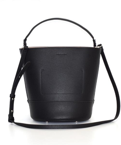 DRESSTERIOR(ドレステリア)の「シュリンクレザーバケットBAG(ハンドバッグ・レディース・ブラック/ベージュ・00)」の6枚目の写真