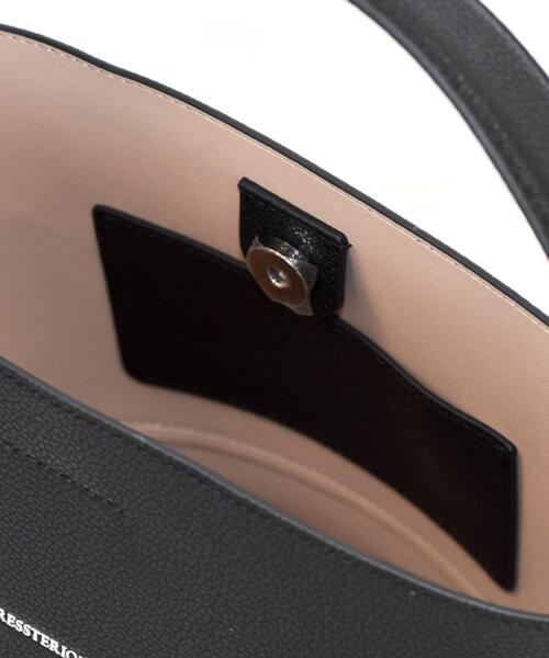 DRESSTERIOR(ドレステリア)の「シュリンクレザーバケットBAG(ハンドバッグ・レディース・ブラック/ベージュ・00)」の11枚目の写真