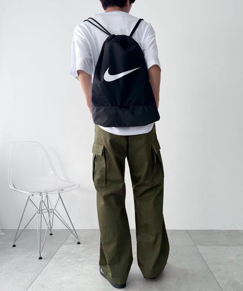 NIKE(ナイキ)の「WEGO/NIKEブラジリアドローストリングジムサック9.5 23L(バックパック/リュック・レディース・ブラック・FREE)」の6枚目の写真