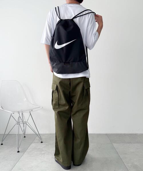 NIKE(ナイキ)の「WEGO/NIKEブラジリアドローストリングジムサック9.5 23L(バックパック/リュック・レディース・ブラック・FREE)」の7枚目の写真