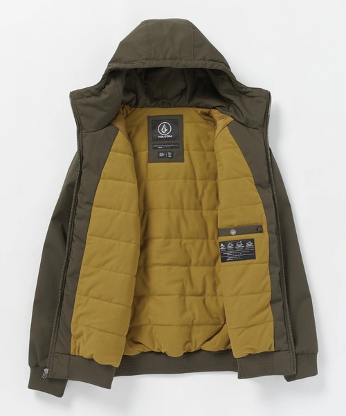 VOLCOM(ボルコム)の「【VOLCOM/ボルコム】 HERNAN 10K JACKET /アイコンワンポイント耐水ジャケット(ブルゾン・メンズ・ブラウン系その他/グリーン系その他/ブラック/オリーブ・MEDIUM/LARGE/SMALL/X-LARGE)」の9枚目の写真