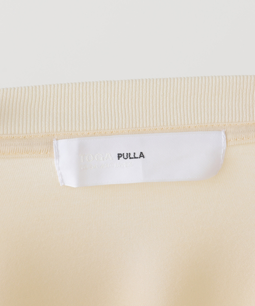 TOGA PULLA（トーガ　プルラ）の「TOGA PULLA RIB jersey S/S TP252-JK234：カットソー（Tシャツ/カットソー・レディース・ベージュ・38）」の9枚目の写真