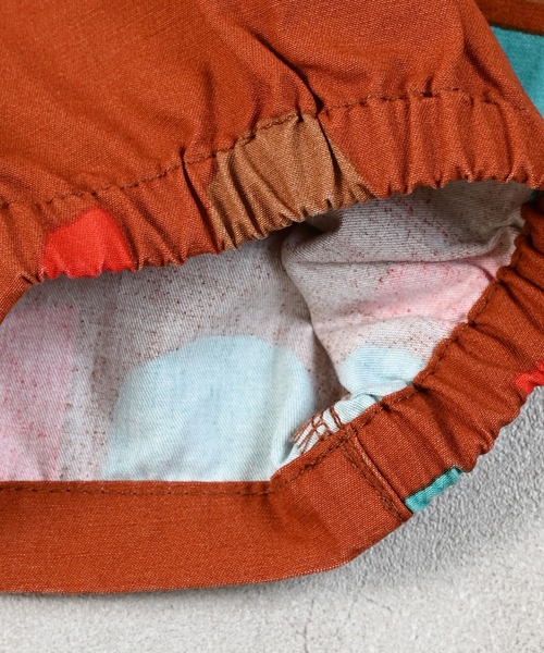 MARKEY'S(マーキーズ)の「総柄ツイルバレルパンツ(その他パンツ・キッズ・ベージュ系その他/グリーン系その他/ブラック系その他/ブラウン系その他・130/120/100/95/90/80/110/150/140)」の7枚目の写真
