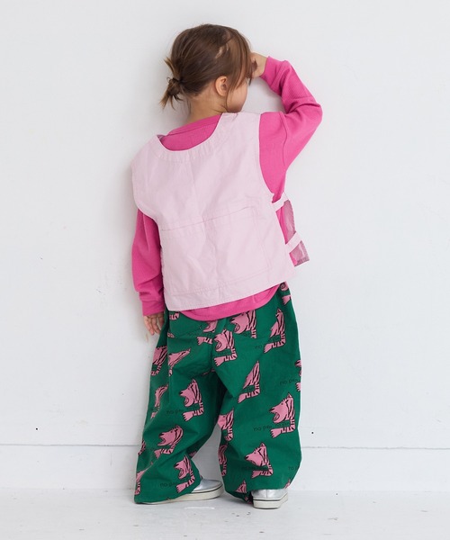 MARKEY'S(マーキーズ)の「総柄ツイルバレルパンツ(その他パンツ・キッズ・ベージュ系その他/グリーン系その他/ブラック系その他/ブラウン系その他・130/120/100/95/90/80/110/150/140)」の17枚目の写真