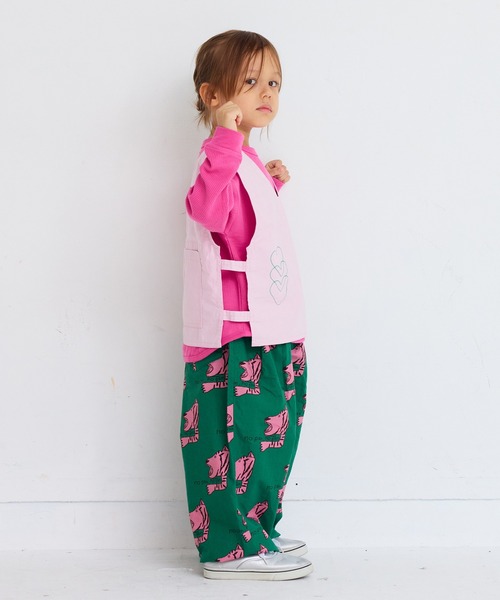 MARKEY'S(マーキーズ)の「総柄ツイルバレルパンツ(その他パンツ・キッズ・ベージュ系その他/グリーン系その他/ブラック系その他/ブラウン系その他・130/120/100/95/90/80/110/150/140)」の16枚目の写真