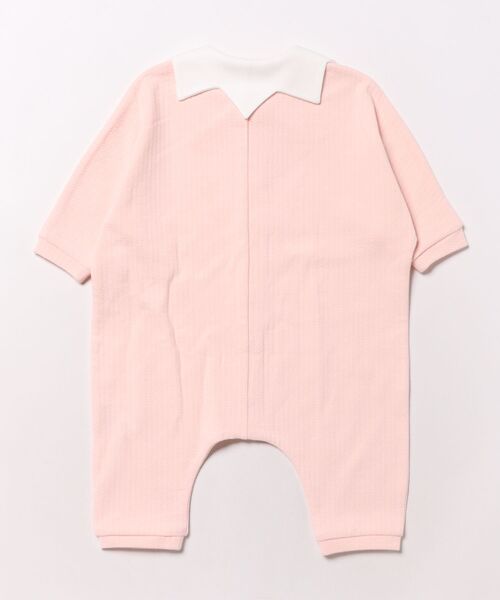HAKKA BABY（ハッカベビー）の「[ベビー]星襟長袖カバーオール（ロンパース・キッズ・イエロー/ピンク・70cm）」の3枚目の写真