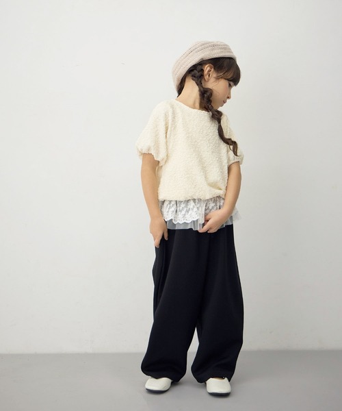 ウエストフリル バルーンスウェットパンツ（スウェットパンツ）｜Piet