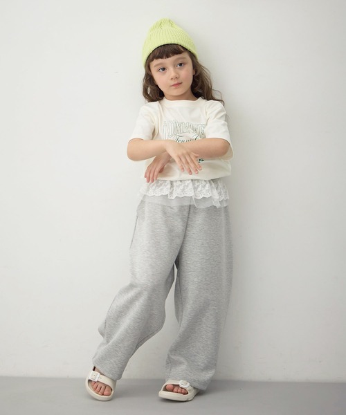 Piet（ピエット）の「ウエストフリル バルーンスウェットパンツ（スウェットパンツ・キッズ・ブラック/グレー・100/130/120/110）」の13枚目の写真