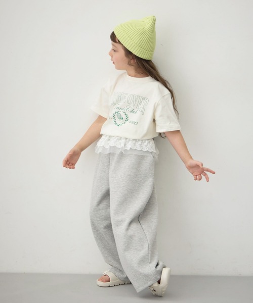 Piet（ピエット）の「ウエストフリル バルーンスウェットパンツ（スウェットパンツ・キッズ・ブラック/グレー・100/130/120/110）」の3枚目の写真