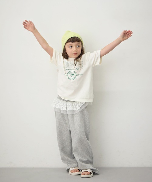 Piet（ピエット）の「ウエストフリル バルーンスウェットパンツ（スウェットパンツ・キッズ・ブラック/グレー・100/130/120/110）」の10枚目の写真