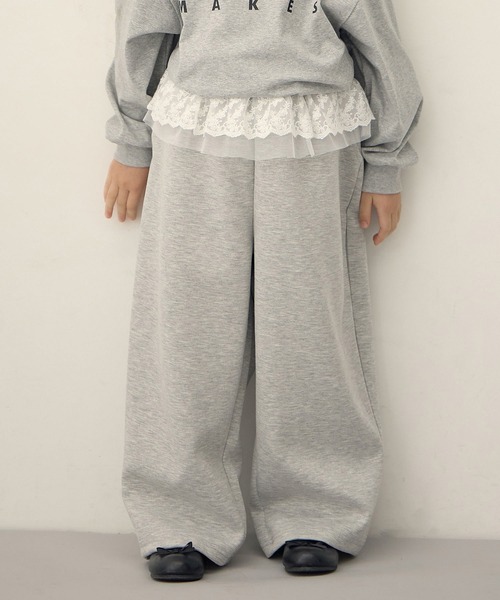 Piet（ピエット）の「ウエストフリル バルーンスウェットパンツ（スウェットパンツ・キッズ・ブラック/グレー・100/130/120/110）」の22枚目の写真