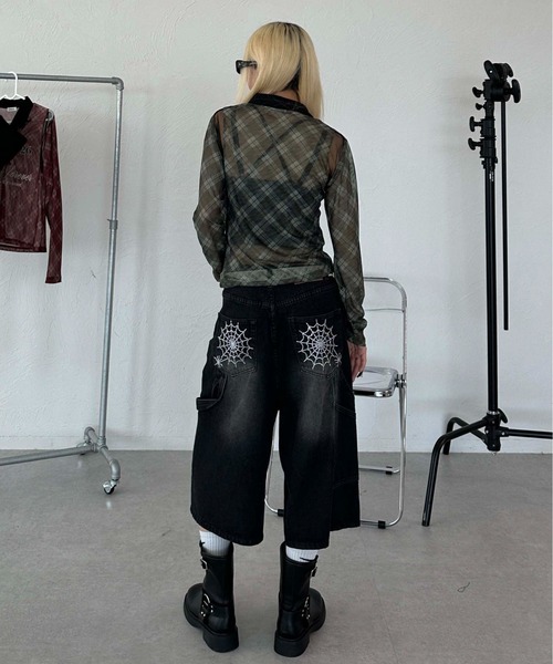 sedacle girl（セダクルガール）の「シースルーユニフォームロンT（Tシャツ/カットソー・レディース・カーキ/レッド/ブラウン・SMALL/MEDIUM）」の16枚目の写真