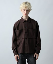 HARE | 【SET UP対応】クリスプダブルポケットシャツ(HARE)(シャツ/ブラウス)