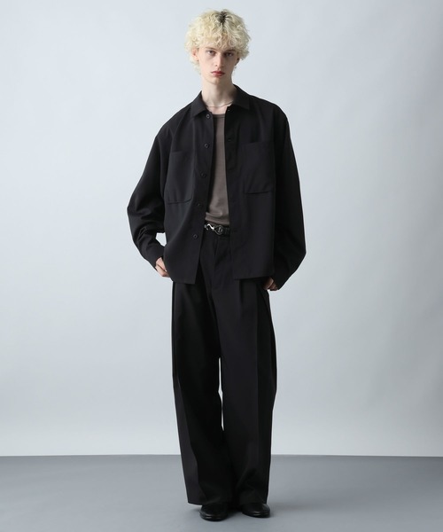 セール】【SET UP対応】クリスプダブルポケットシャツ(HARE)（シャツ