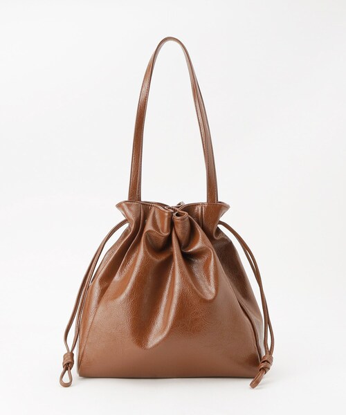 ITS'DEMO（イッツデモ）の「ヴィンテージ合皮トート（トートバッグ・レディース・ベージュ/ダークブラウン/ブラック・00）」の6枚目の写真