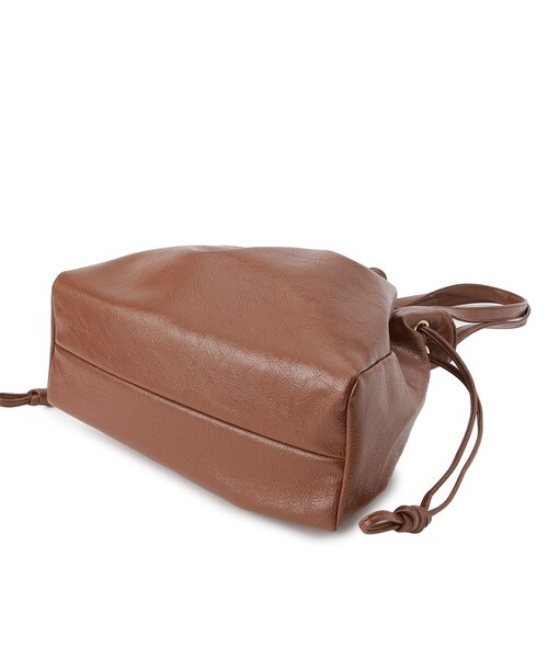 ITS'DEMO（イッツデモ）の「ヴィンテージ合皮トート（トートバッグ・レディース・ベージュ/ダークブラウン/ブラック・00）」の16枚目の写真